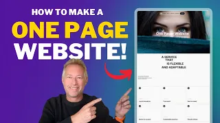 Create a One Page Website on WordPress (2024)