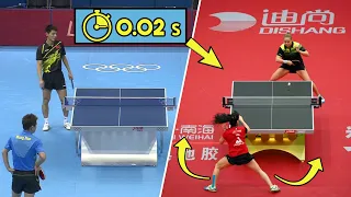 When Table Tennis Players Have Incredible Reflexes [HD]