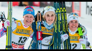 10 km masstart Tour de Ski 2017 Stina Nilssons seger i Val di Fiemme - Norska kommentatorer