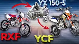 СБОРКА YX 150-5 от А до Я! | УСТАНОВКА НОВОГО ДВИГАТЕЛЯ В YCF BIGY MX