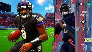 99 Lamar Jackson is INSANE in Madden 23!