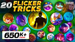20 SECRET FLICKER TRICKS OF MOBILE LEGENDS HEROES THAT YOU NEED TO KNOW 2021