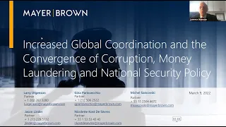 Increased Global Coordination and the Convergence of Corruption, Money Laundering and National