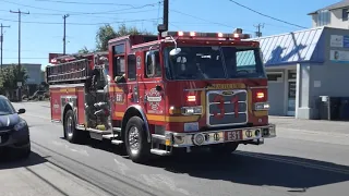 Seattle Fire Engine 31, Ladder 8, Medic 18 and Aid 31 responding, plus on scene footage!