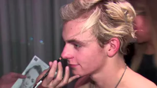 Ross Lynch measured for his Wax Figure at Madame Tussauds New York