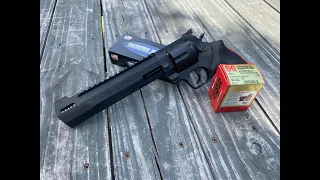 INITIAL SHOTS AND THOUGHTS OF THE TAURUS RAGING HUNTER 44 MAG 8.37 INCH WITH HORNADY HANDGUN HUNTER