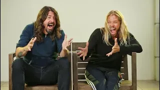 Dave Grohl and Taylor Hawkins moments that make me smile