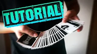 TUTORIAL MAGIA FACILE - COME GIRARE LA CARTA SCELTA SENZA TOCCARE IL MAZZO!!