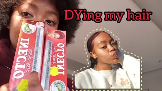 ATTEMPTING to dye my hair "ruby red"| #selfcare #selflove