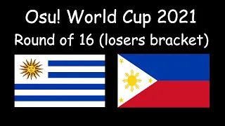 osu! World Cup 2021 Round of 16: Uruguay vs Philippines (losers bracket)