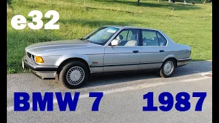 BMW 7 ||1987 ||e32|| 735i ||FULL TOUR|| 1k sub special