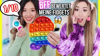 BFF BEWERTET ehrlich meine virale FIDGET TOYS Produkte **sie hat keine AHNUNG was das ist**