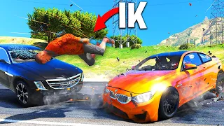 Kan Je Het ZWAARSTE AUTO ONGELUK Overleven In GTA 5?! (GTA 5 Mods)