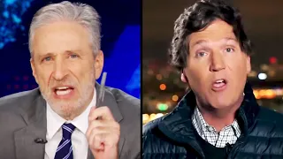 Jon Stewart Sends Tucker Carlson Back to Russia