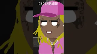 When NLE Choppa let Lil Wayne in the studio | Jk D Animator