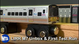 Munipals MTA M7 LIRR M7 Unbox & First Test Run @Trainman6000