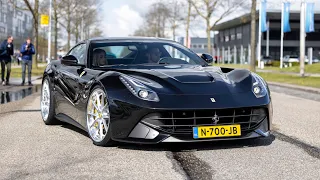 Ferrari F12 Berlinetta with Novitec Exhaust - LOUD Accelerations & Revs !