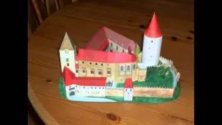 Castle Krivoklat - Paper Model - Betexa - Schreiber Bogen
