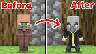 Baby Villager Becomes A Fake Baby Evoker - Monster School Minecraft Animation