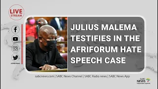 Malema testifies in the Afriforum hate speech case