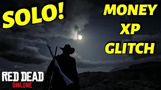 *NO DISCONNECT* FAST SOLO MONEY XP GLITCH IN RED DEAD ONLINE! RED DEAD REDEMPTION 2