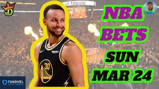 NBA Picks Today 3/24/2024 | FREE NBA Best Bets | CHEF D