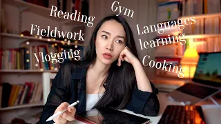 🇫🇷【French Vlog】A day in the life of a polyglot PhD student in sociology