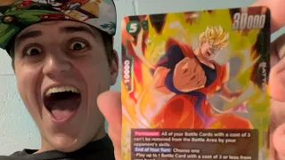 REALLY NICE GOHAN SR!!! DRAGON BALL FUSION WORLD BLAZING AURA PACK OPENING + RELEASE PROMOS!!!!