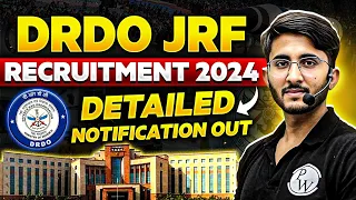 DRDO JRF Recruitment 2024 | Total Post, Eligibility | Detailed notification out