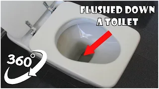 360 Video | Flushed Down A Toilet Version 6 | VR 4K