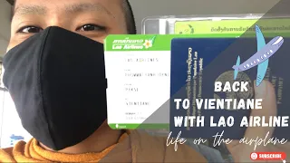 Going to Vientiane with lao airlines/Vlogging laos / lao airlines