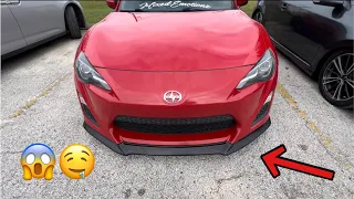 Installing The Most Aggressive Front Lip For Scion FRS !! ( Best Bang For Your Buck )