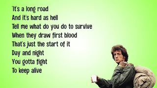 Dan Hill - It's a Long Road (Lyrics Video From "Rambo")