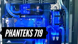 Phanteks 719 Review, AMD Threadripper 3970X Water Cooling.