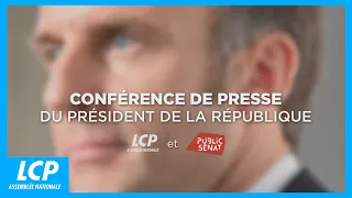 Émission spéciale : conférence de presse du Président de la République Emmanuel Macron