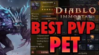 BEST PVP PET! INSANE POCKET NECROMANCER FAMILIAR BRAMBLE STALKER DIABLO IMMORTAL