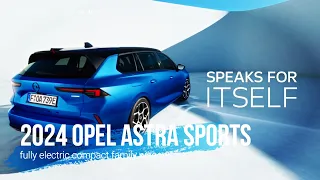 At the heart of the 2024 Opel Astra Sports Tourer is its fully electric powertrain
