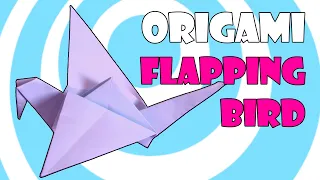 How To Make an Origami Flapping Bird (Origami Instructions)