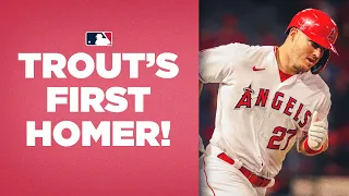 BIG FLY! MIKE TROUT! Baseball's best belts 1st homer of 2021