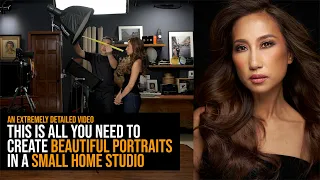 Basic Things You Need to Light and Photograph Beautiful Portraits in a Small Home Studio.