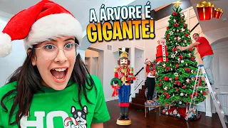 Montamos a Árvore de Natal da Casa Nova - Família Maria Clara e JP