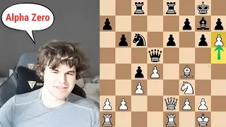 Magnus Carlsen gets inspiration from Alpha Zero