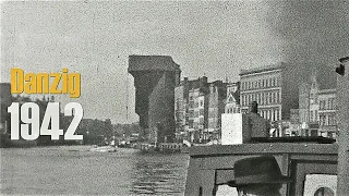 Danzig/Gdansk 1942 - Hafen - Dampferfahrt nach Bohnsack - Strand