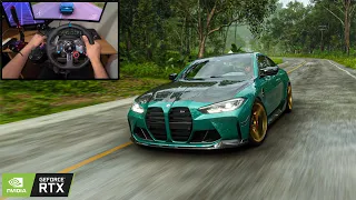 BMW M4 Competition 2021 - Forza Horizon 5 - Logitech G29 Steering wheel gameplay