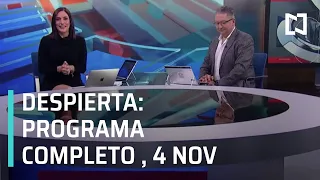 Despierta I Programa Completo 4 de noviembre 2020