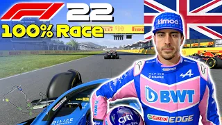 F1 22 - Let's Make Alonso World Champion Again #12: 100% Race Silverstone