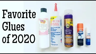 Favorite Glues of 2020 GLUE REVIEW Comparing Different Glues for Junk Journals Lace Covered Skies