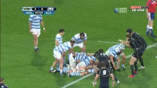 Argentina vs Escocia - RWC 2011 - Segundo Tiempo