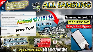 All Samsung Frp Unlock Tool Free 2023 | Android 12/13/14 | Samsung Frp Unlock New Update Tool Jun