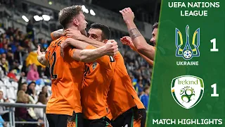 HIGHLIGHTS | Ukraine 1-1 Ireland - UEFA Nations League